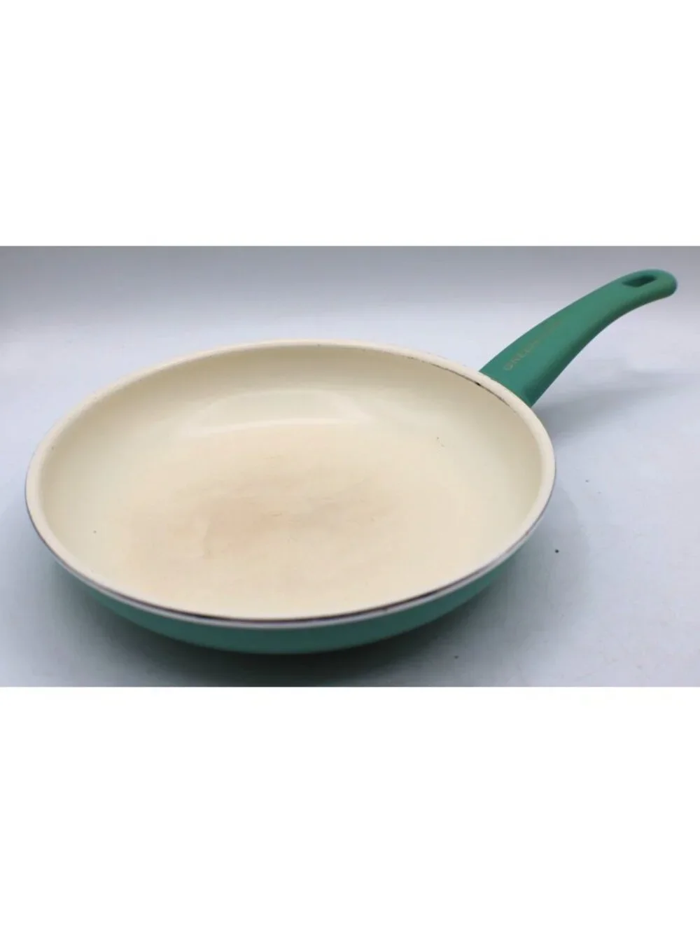 GreenLife Turquoise Ceramic Non‑Stick Frying Pan 8 in - Skillet Soft Grip Handle
